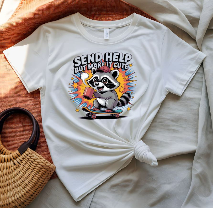 Send Help Funny Graphic T-Shirt by Memez Store