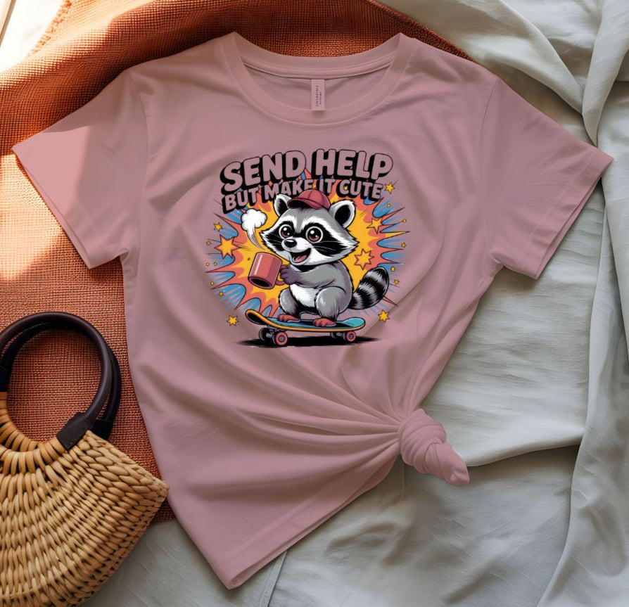 Send Help Funny Graphic T-Shirt by Memez Store