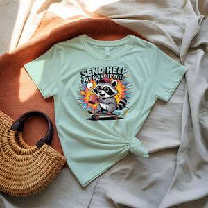 Send Help Funny Graphic T-Shirt by Memez Store