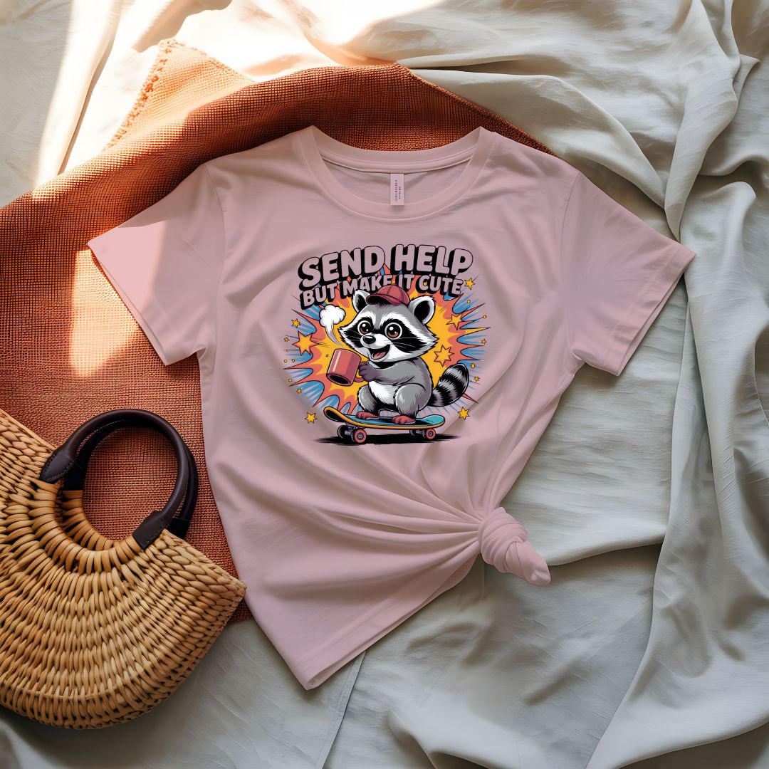 Send Help Funny Graphic T-Shirt by Memez Store