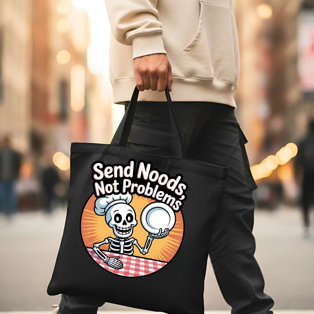 Send Noods Meme Tote Bag Dark Humor