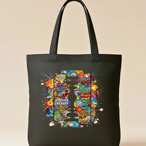 Sharp Edge Tote Bag with minimalist geometric design