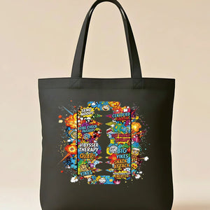 Sharp Edge Tote Bag with minimalist geometric design