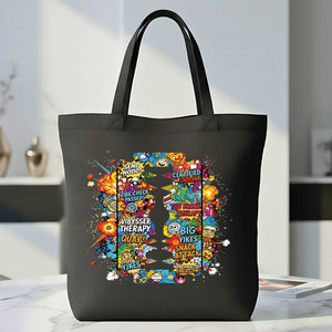 Sharp Edge Tote Bag with minimalist geometric design