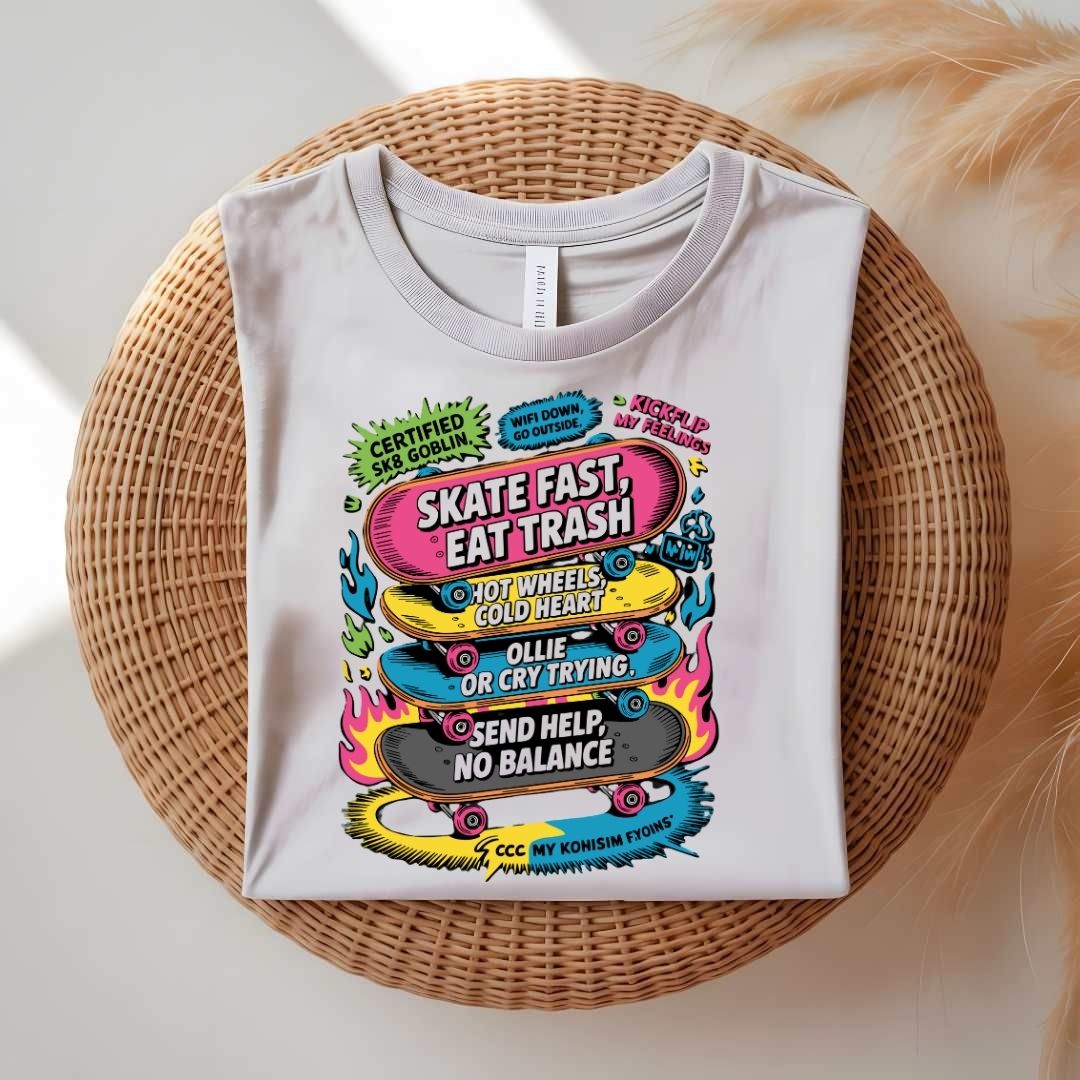 Skate Meme Funny T-Shirt