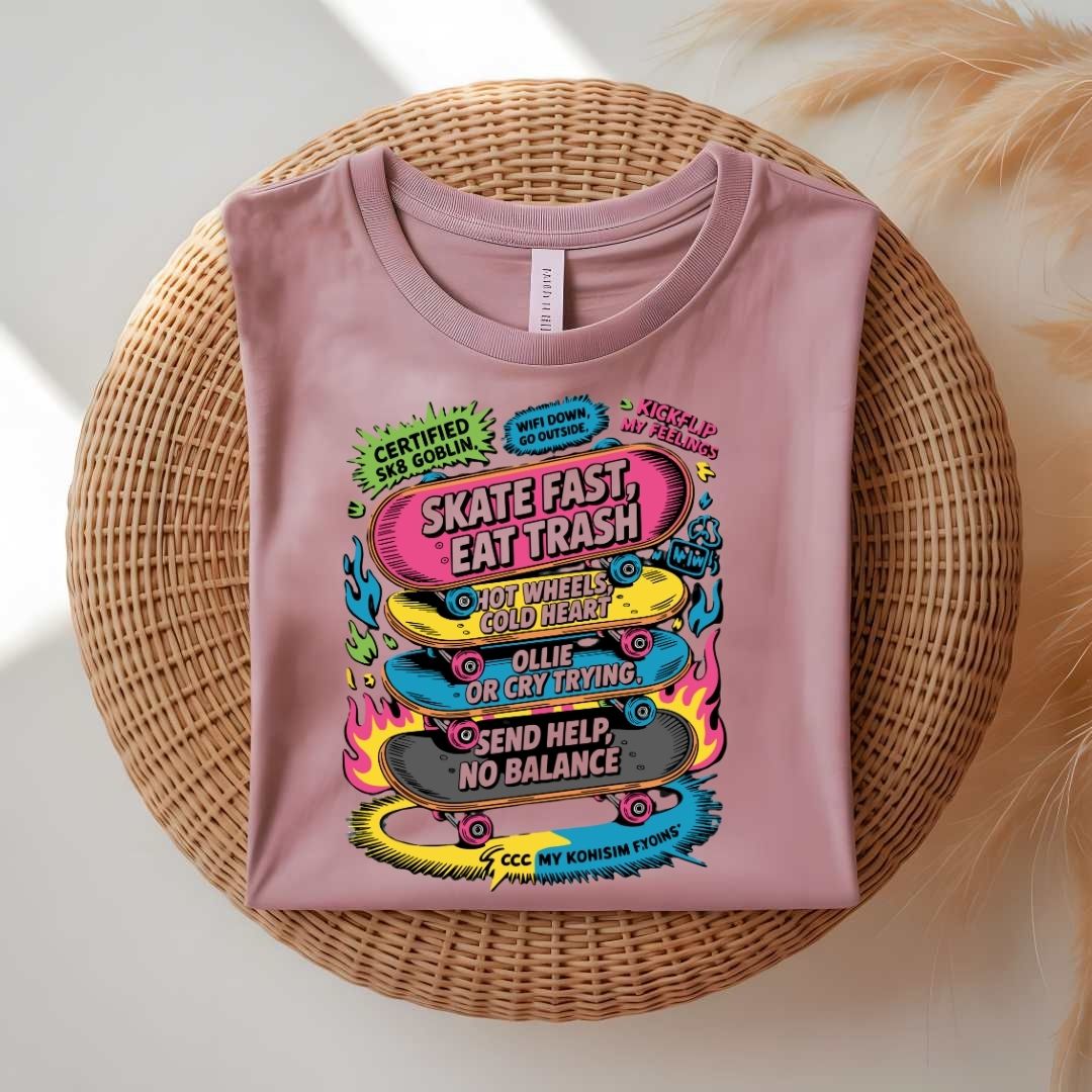 Skate Meme Funny T-Shirt