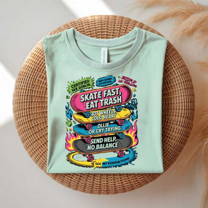 Skate Meme Funny T-Shirt