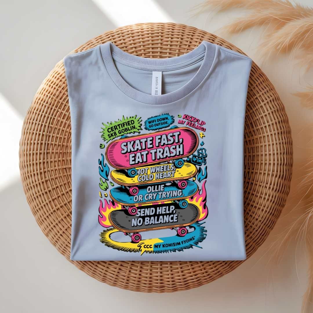 Skate Meme Funny T-Shirt
