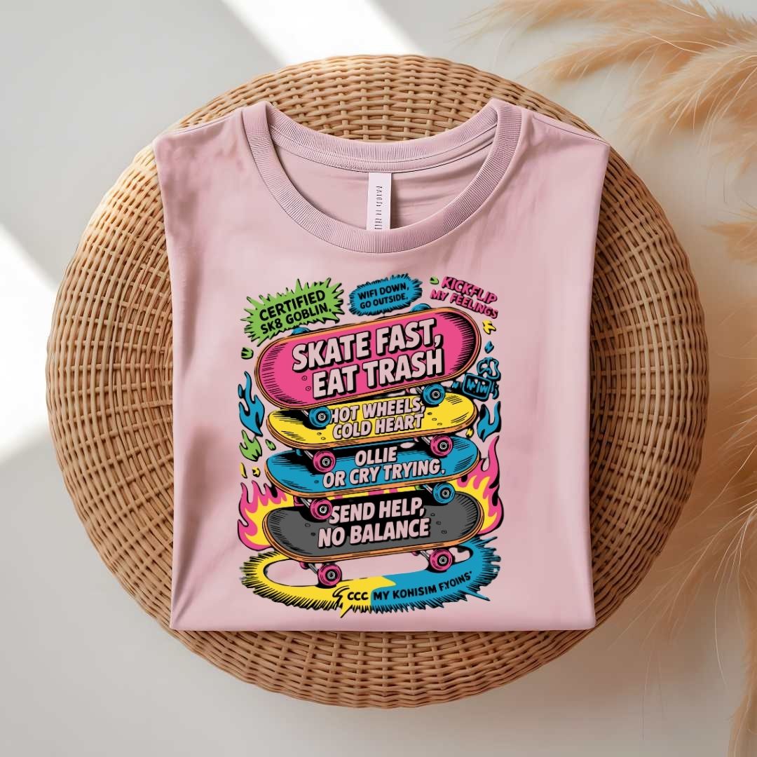 Skate Meme Funny T-Shirt