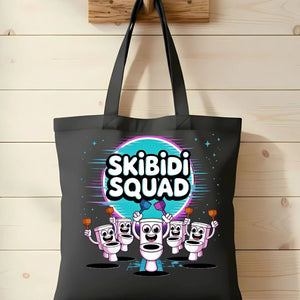 Skibidi Squad Meme Tote Bag by Memez Store