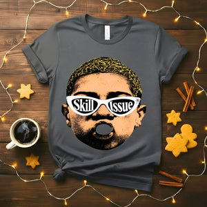 Skill Issue Meme Funny T-Shirt with gaming humor text