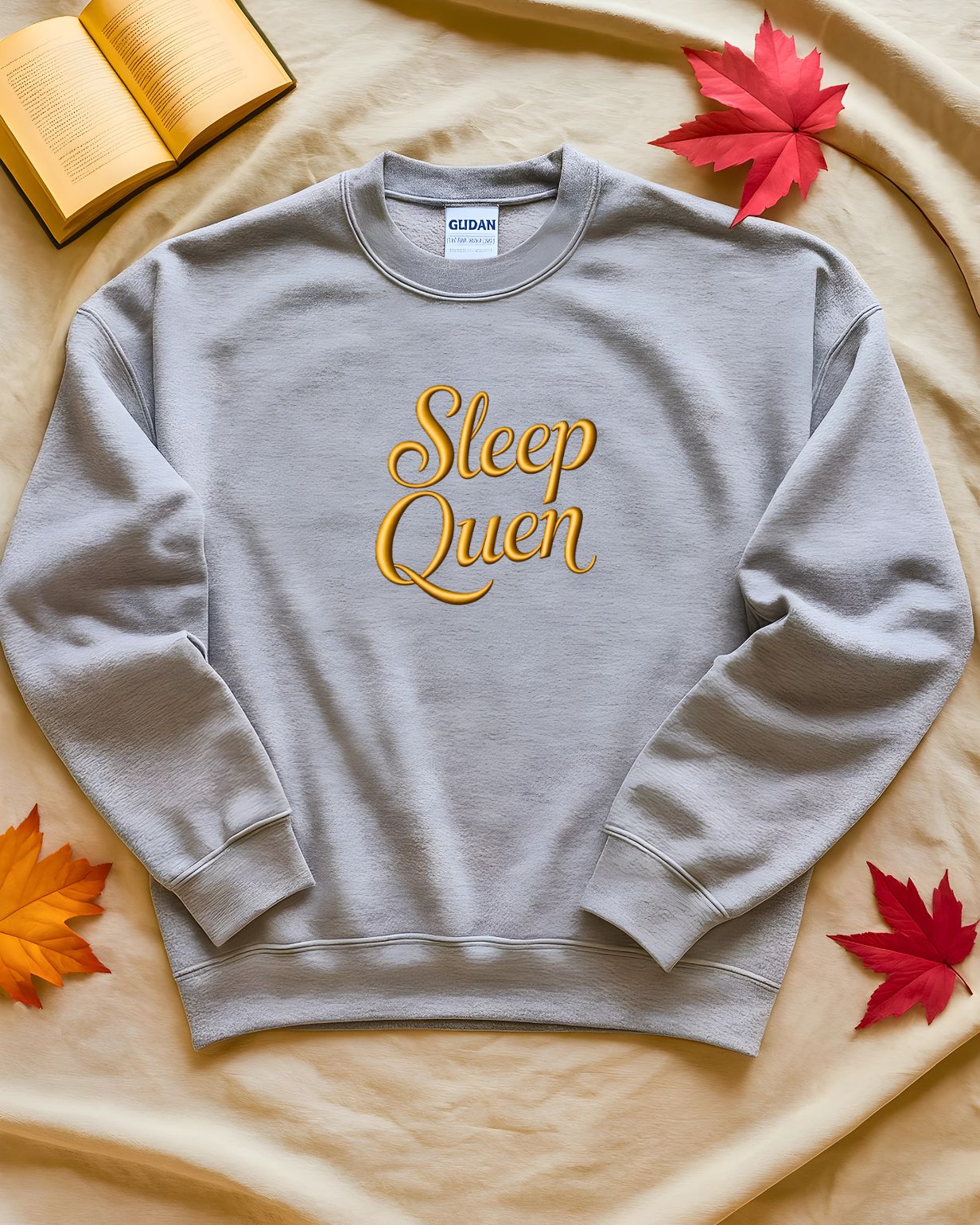 Sleep Queen embroidered sweatshirt Memez Store