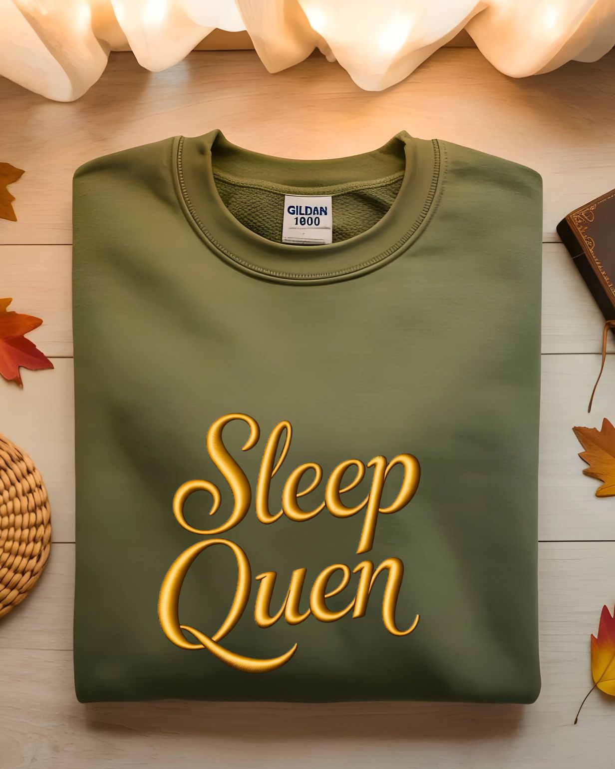 Sleep Queen embroidered sweatshirt Memez Store