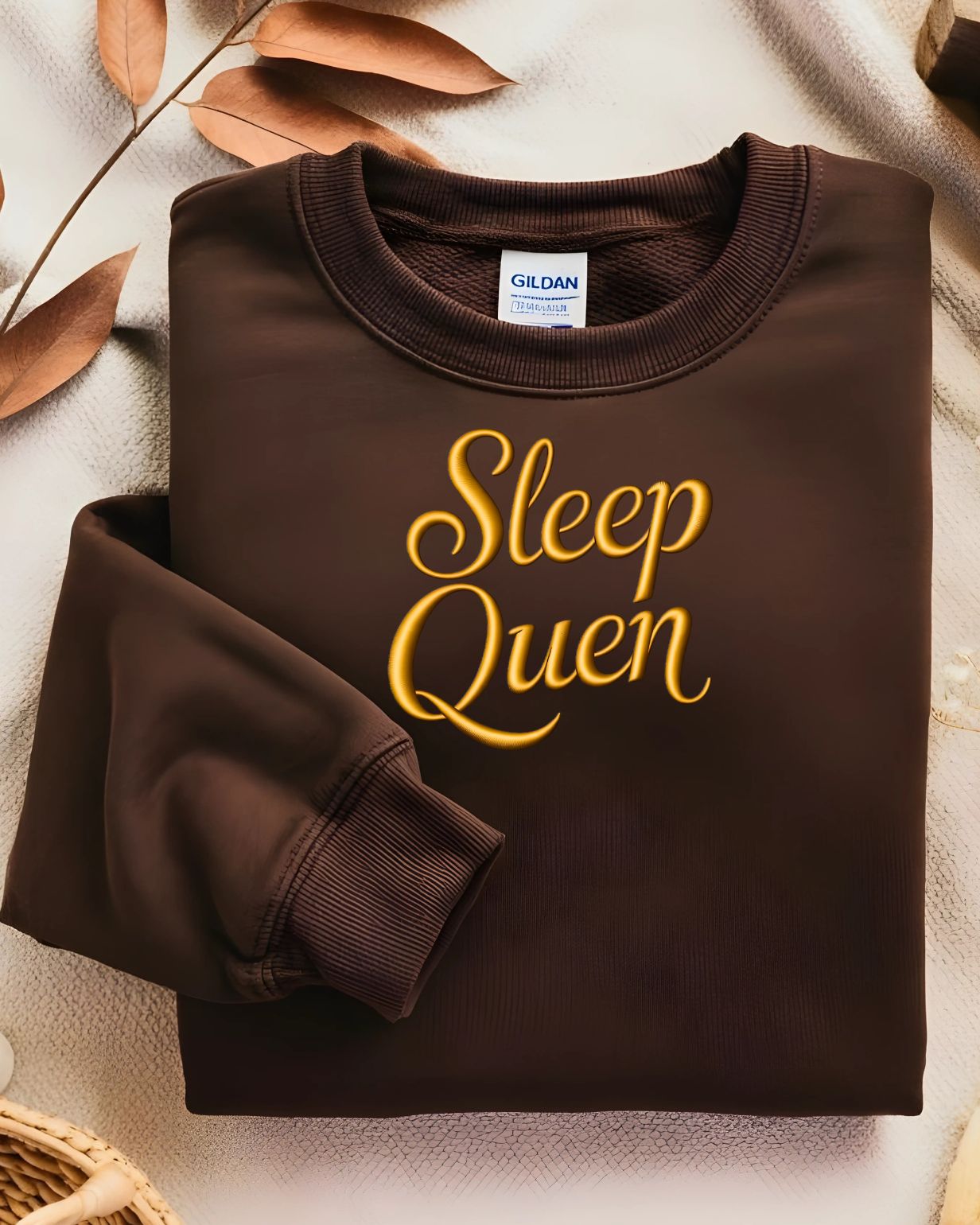 Sleep Queen embroidered sweatshirt Memez Store