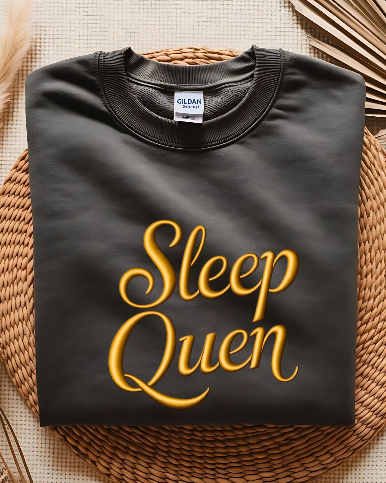 Sleep Queen embroidered sweatshirt Memez Store