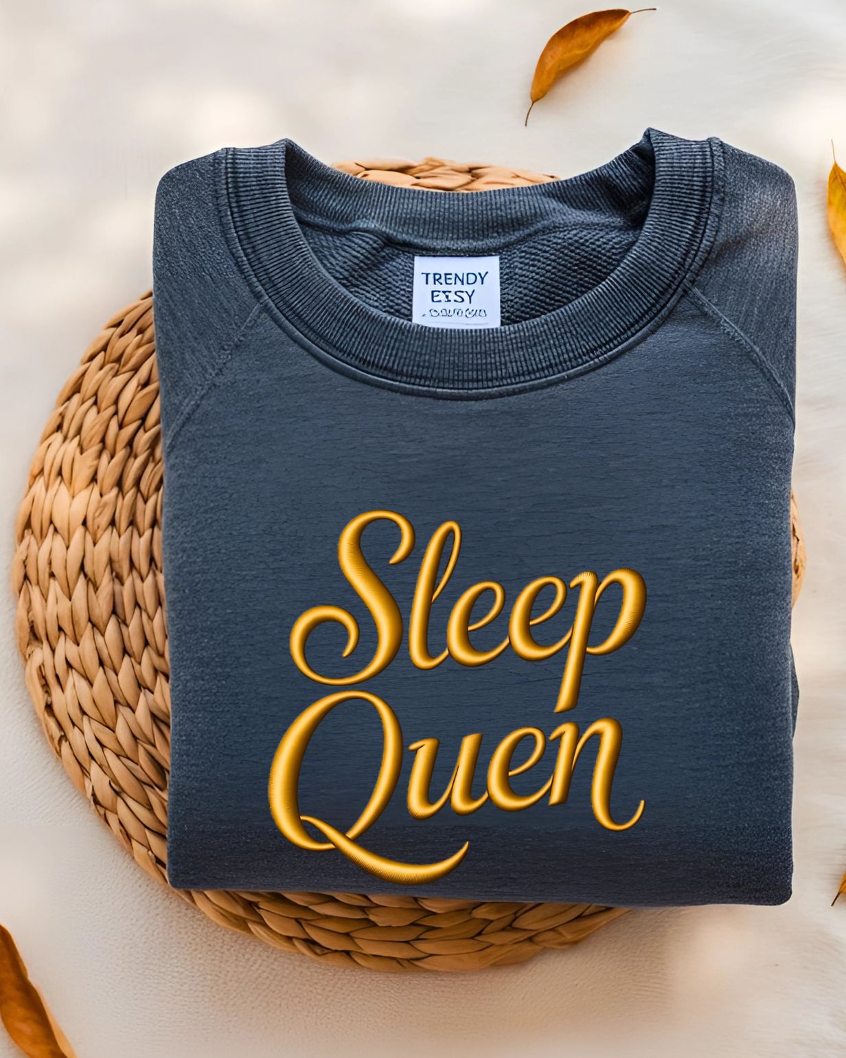 Sleep Queen embroidered sweatshirt Memez Store