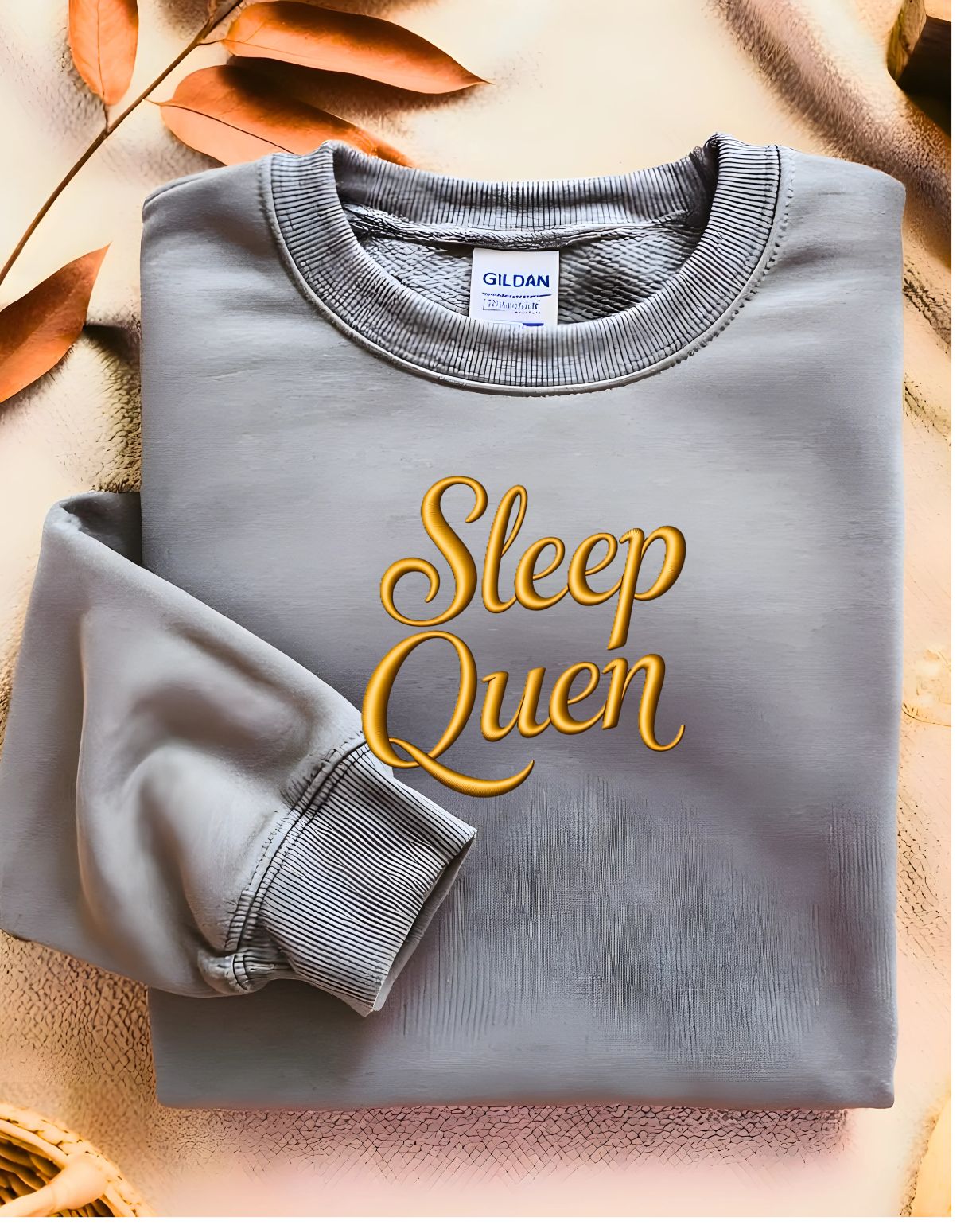 Sleep Queen embroidered sweatshirt Memez Store
