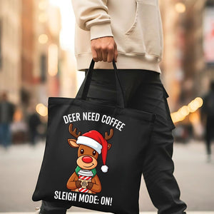 Sleight Mode On Tote Bag with magical holiday pun design