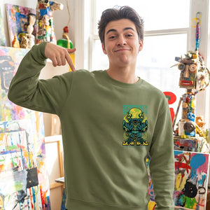 Space youth streetwear crewneck sweatshirt by Memez Store