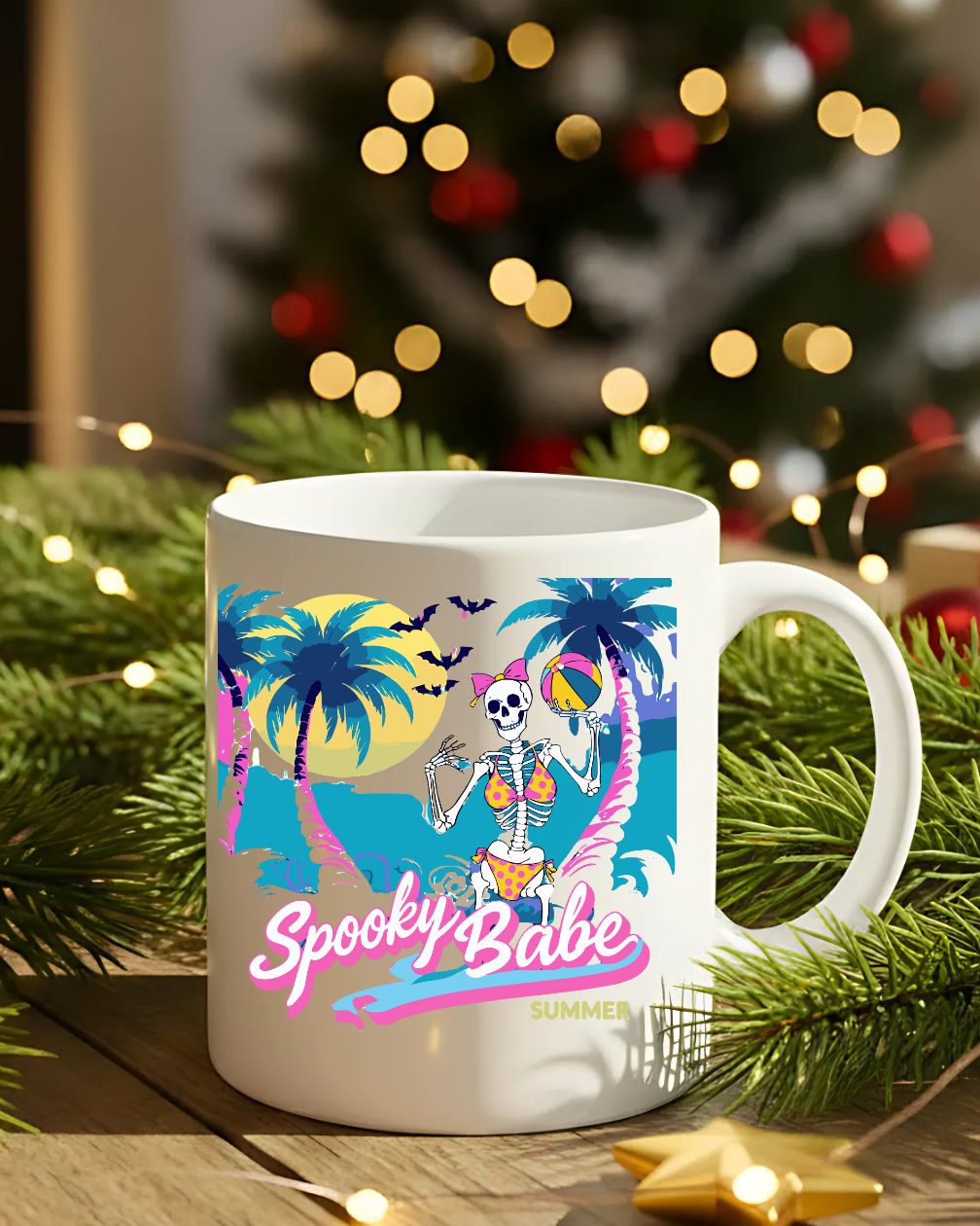 Cute spooky babe ceramic mug 11oz 15oz sizes”