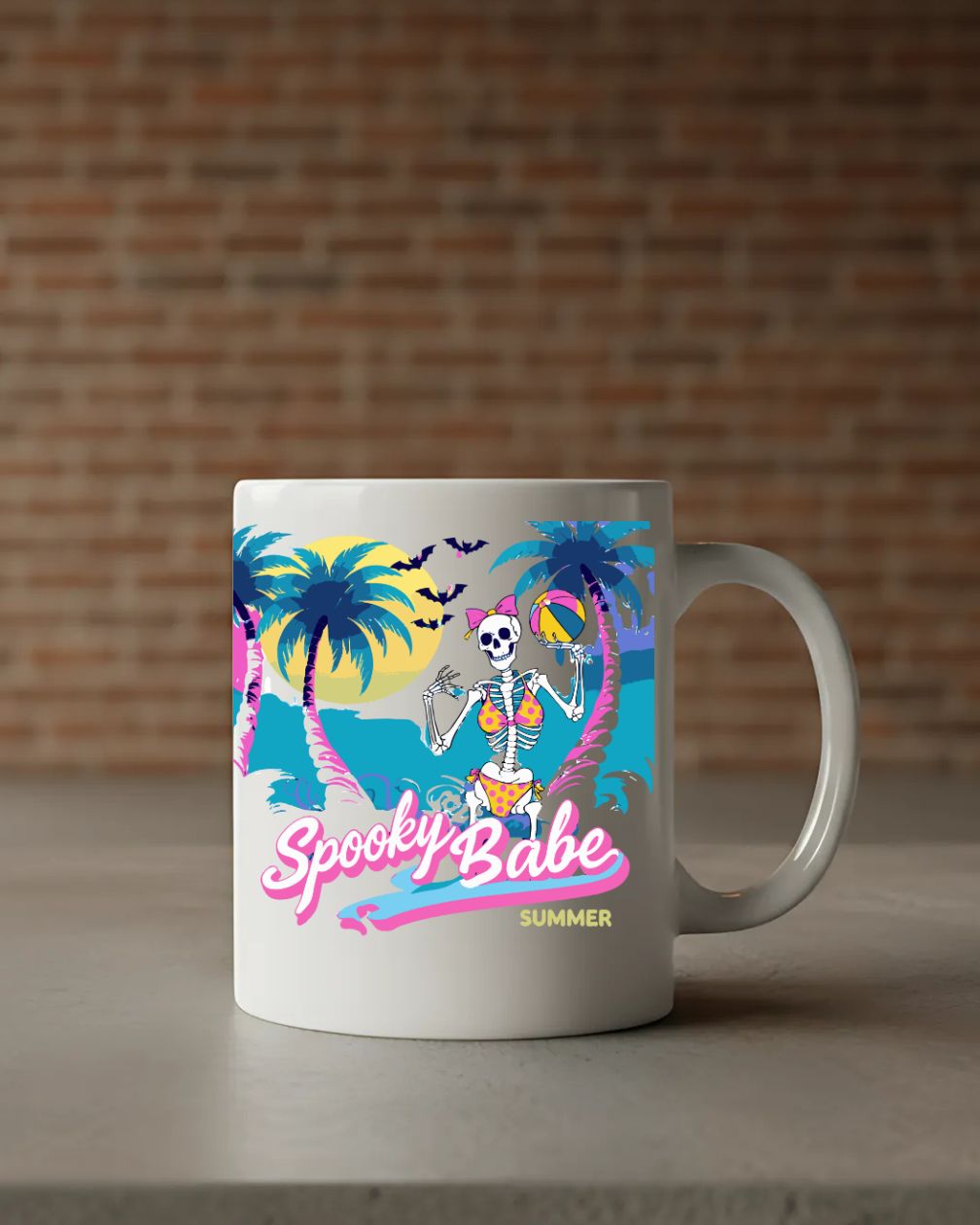 Cute spooky babe ceramic mug 11oz 15oz sizes”