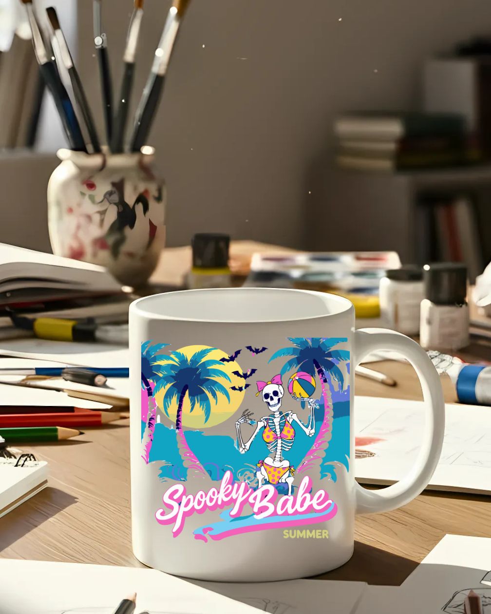 Cute spooky babe ceramic mug 11oz 15oz sizes”