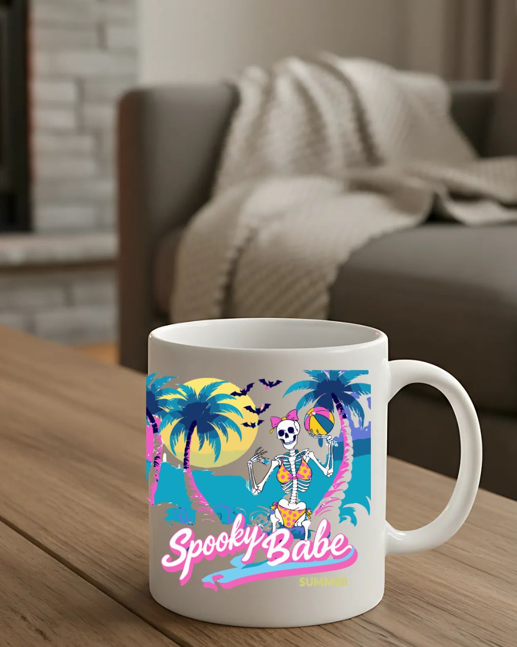 Cute spooky babe ceramic mug 11oz 15oz sizes”