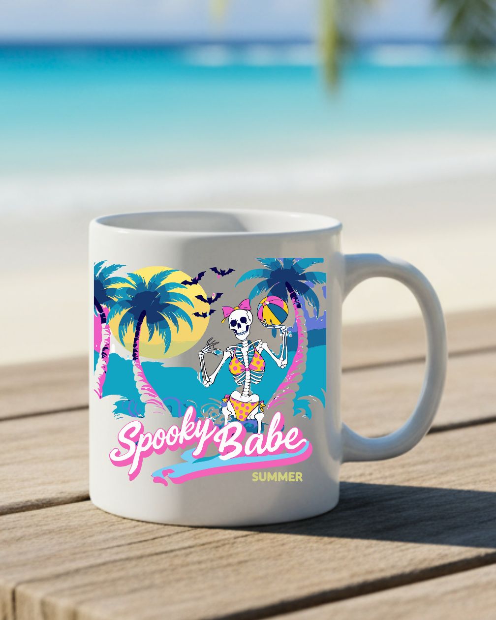 Cute spooky babe ceramic mug 11oz 15oz sizes”