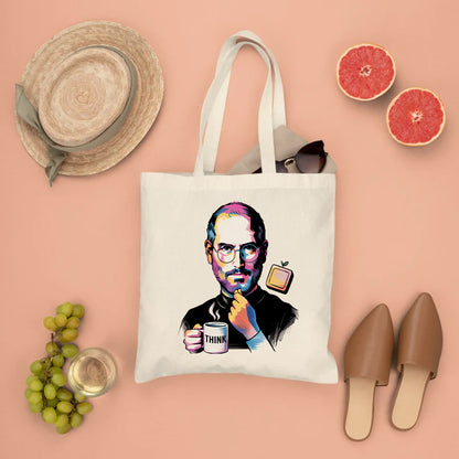 teve Jobs Meme Tote Bag – Funny Tech Parody | Memez Store