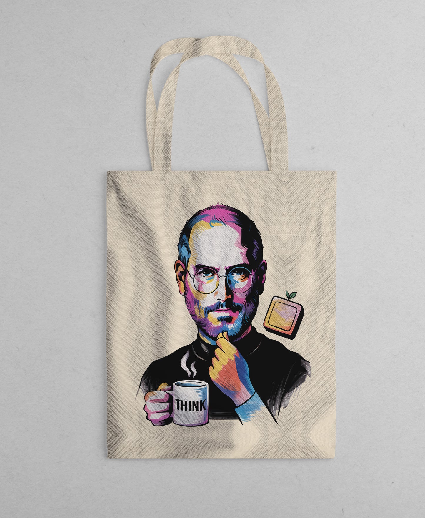 teve Jobs Meme Tote Bag – Funny Tech Parody | Memez Store