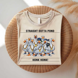 Straight Outta Pound Goose Lovers Funny T-Shirt