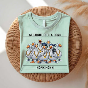 Straight Outta Pound Goose Lovers Funny T-Shirt