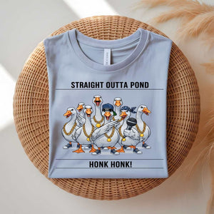 Straight Outta Pound Goose Lovers Funny T-Shirt