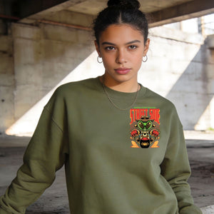 Street Side crewneck sweatshirt urban graphic pullover by Memez Store
