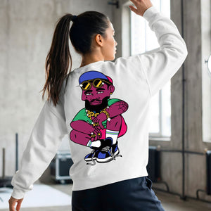 Streetwear crewneck sweatshirt urban casual pullover by Memez Store