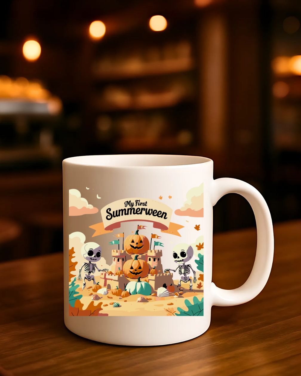 Summerween Halloween Mug funny spooky summer coffee cup