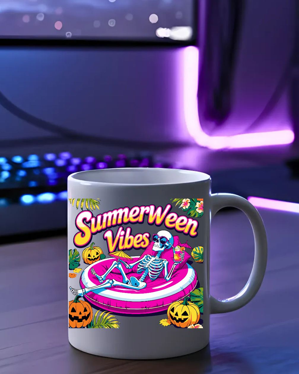 Summerween Vibes Mug funny Halloween in summer coffee cup”