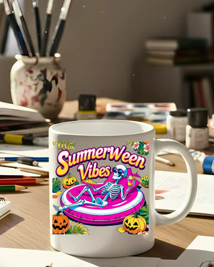 Summerween Vibes Mug funny Halloween in summer coffee cup”