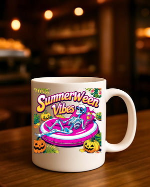 Summerween Vibes Mug funny Halloween in summer coffee cup”