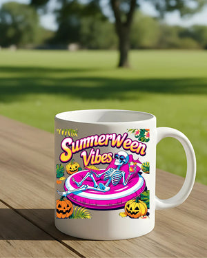 Summerween Vibes Mug funny Halloween in summer coffee cup”