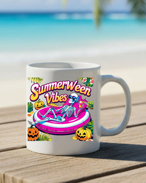 Summerween Vibes Mug funny Halloween in summer coffee cup”