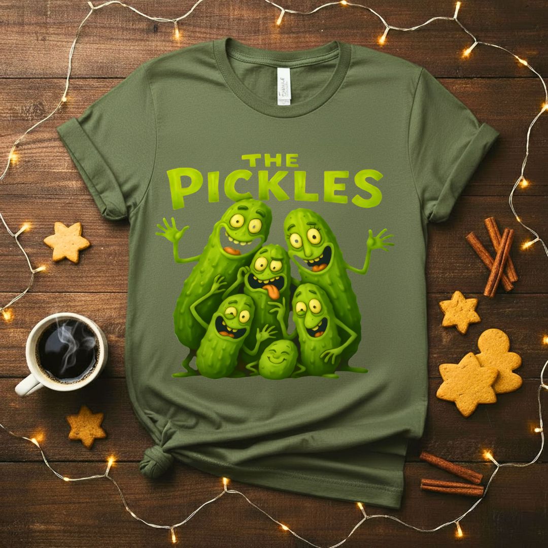 The Pickles Meme Funny T-Shirt with bold text design
