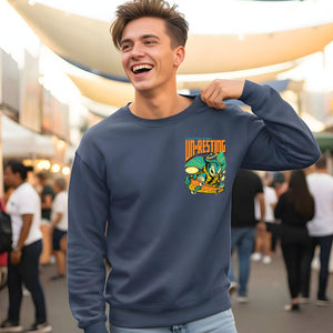 Un Resting streetwear crewneck sweatshirt graphic urban lounge pullover