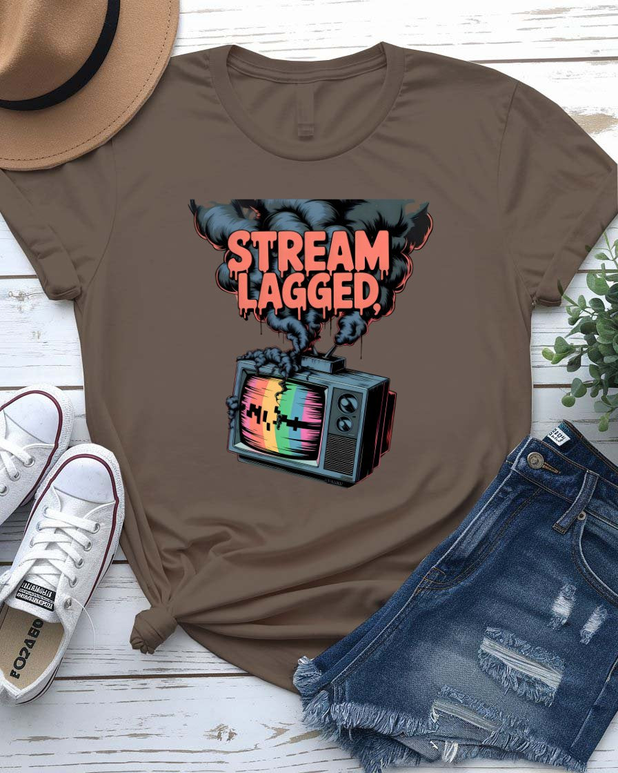 Unisex retro gamer lag meme shirt