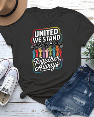 United We Stand slogan t-shirt