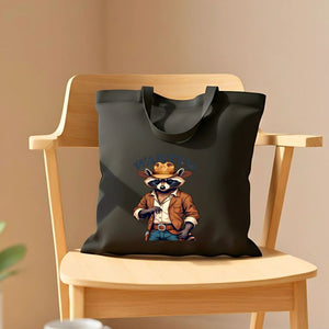 Wanted Retro Tote Bag with vintage old west poster design