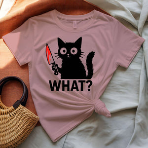 What Confused Cat Meme Funny T-Shirt