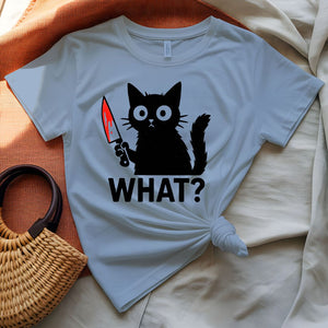 What Confused Cat Meme Funny T-Shirt