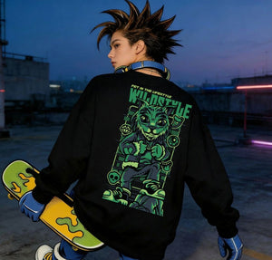 Wild Style streetwear graphic crewneck sweatshirt by Memez Store