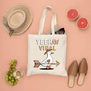 “Yeehaw Viral Tote Bag – Canvas Bag”